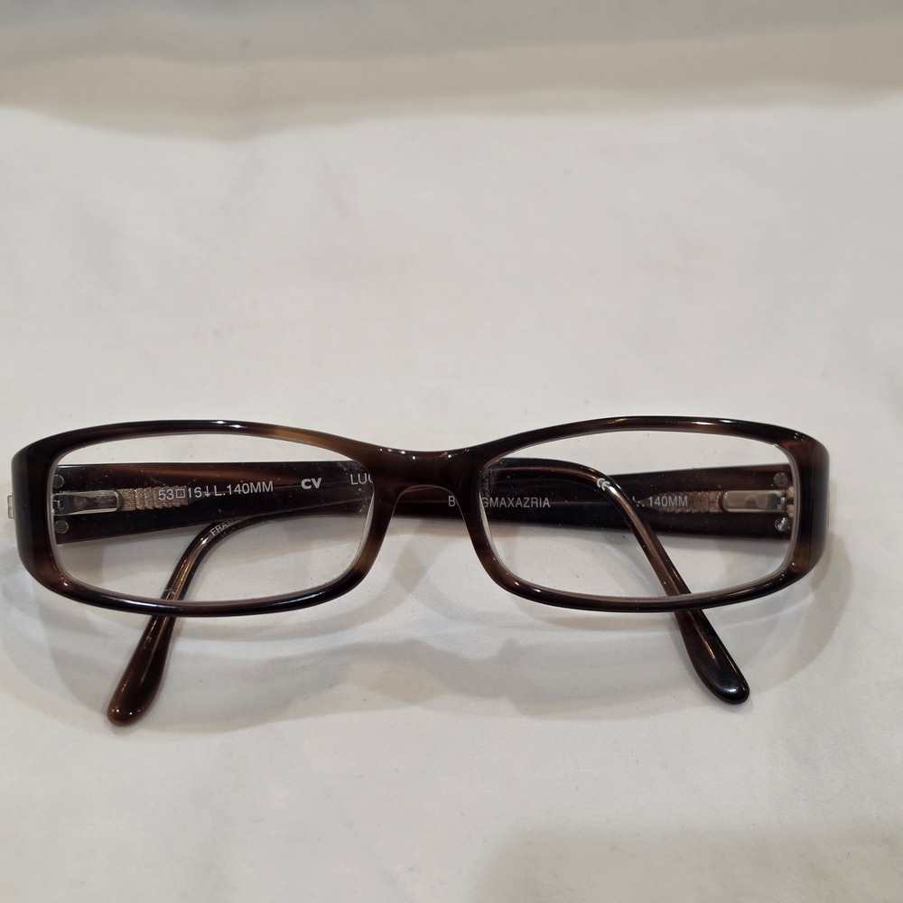 BCBGMAXAZRIA Eyeglass Frames Women 53-16-140 Brown Lucy BRO Excellent Tortoise